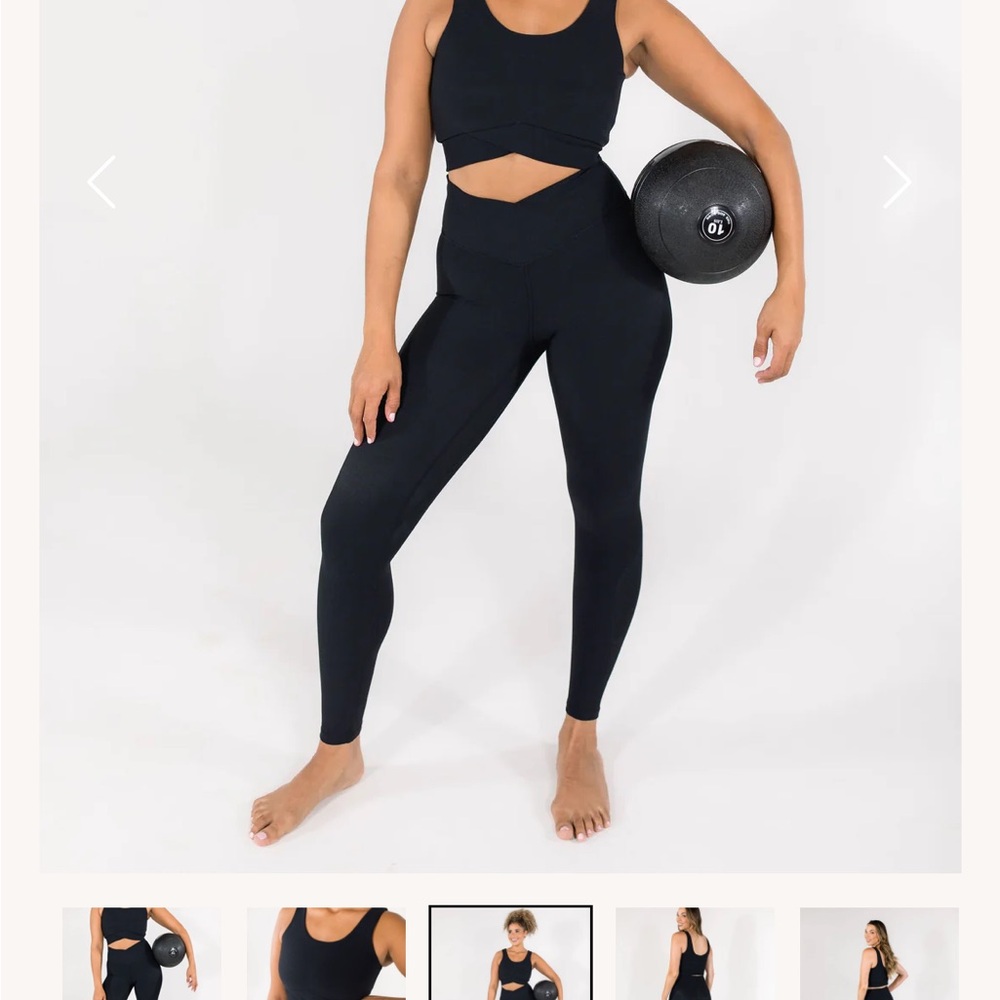 Black High-Waisted Leggings